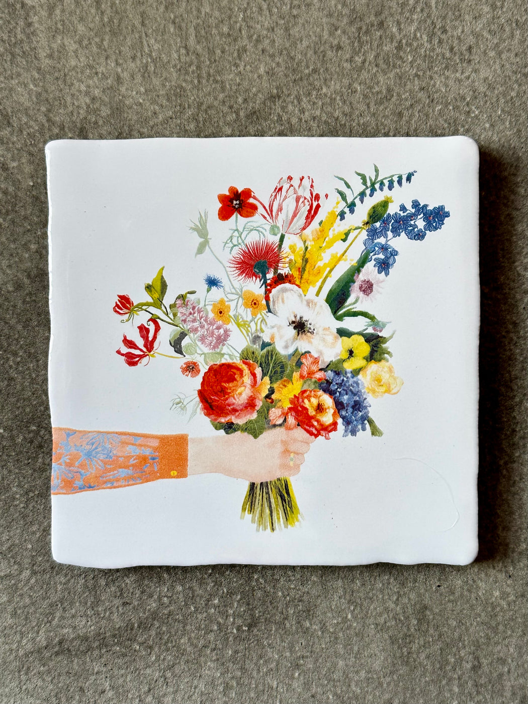 "Flowers Say It All" Story Tile by Esther Sepers