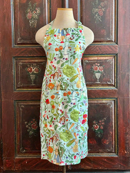 "In The Garden" Linen Apron