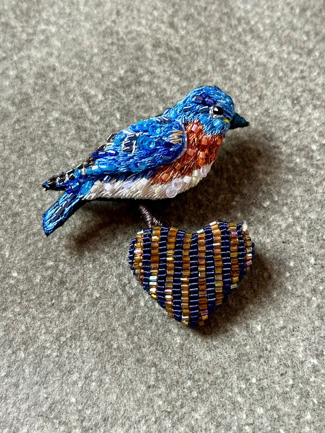 "Love Bird" Brooch by Trovelore