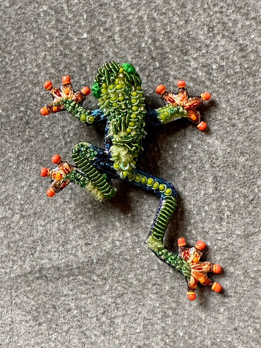 "Red Eyed Tree Frog" Brooch by Trovelore