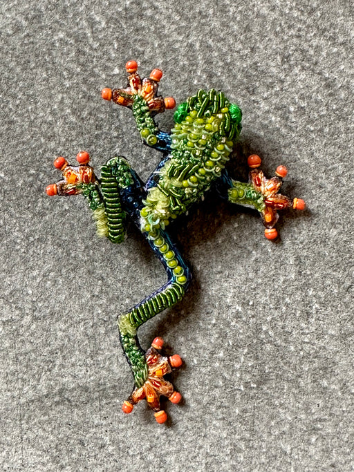 "Red Eyed Tree Frog" Brooch by Trovelore