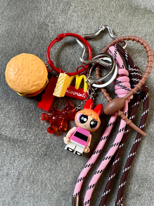 "Hamburger" Key Chain/Purse Charm