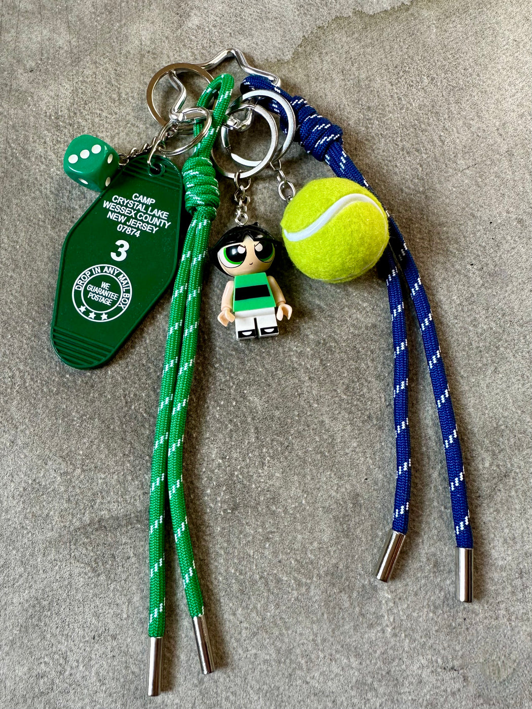 "Tennis Ball" Key Chain/Purse Charm