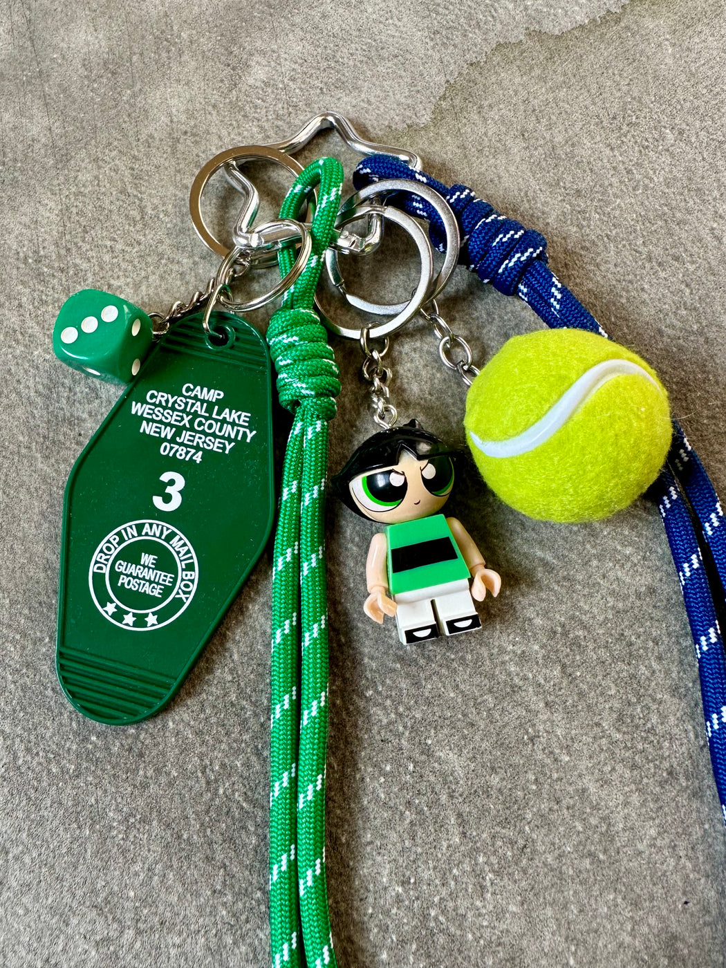 "Tennis Ball" Key Chain/Purse Charm