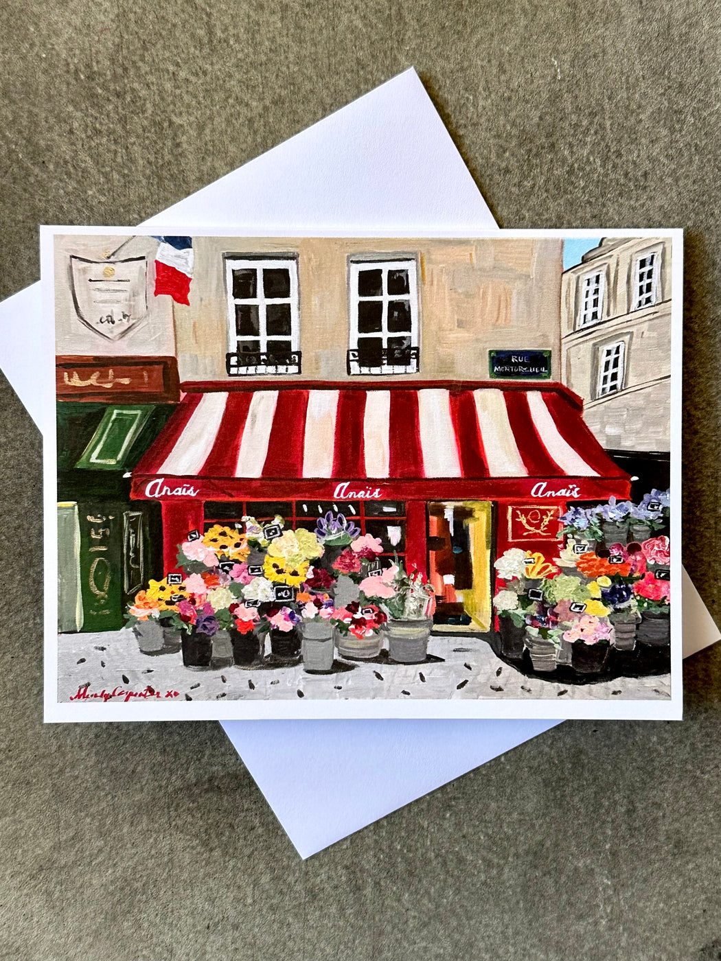 "Paris Flower Market" Card by Mindy Carpenter