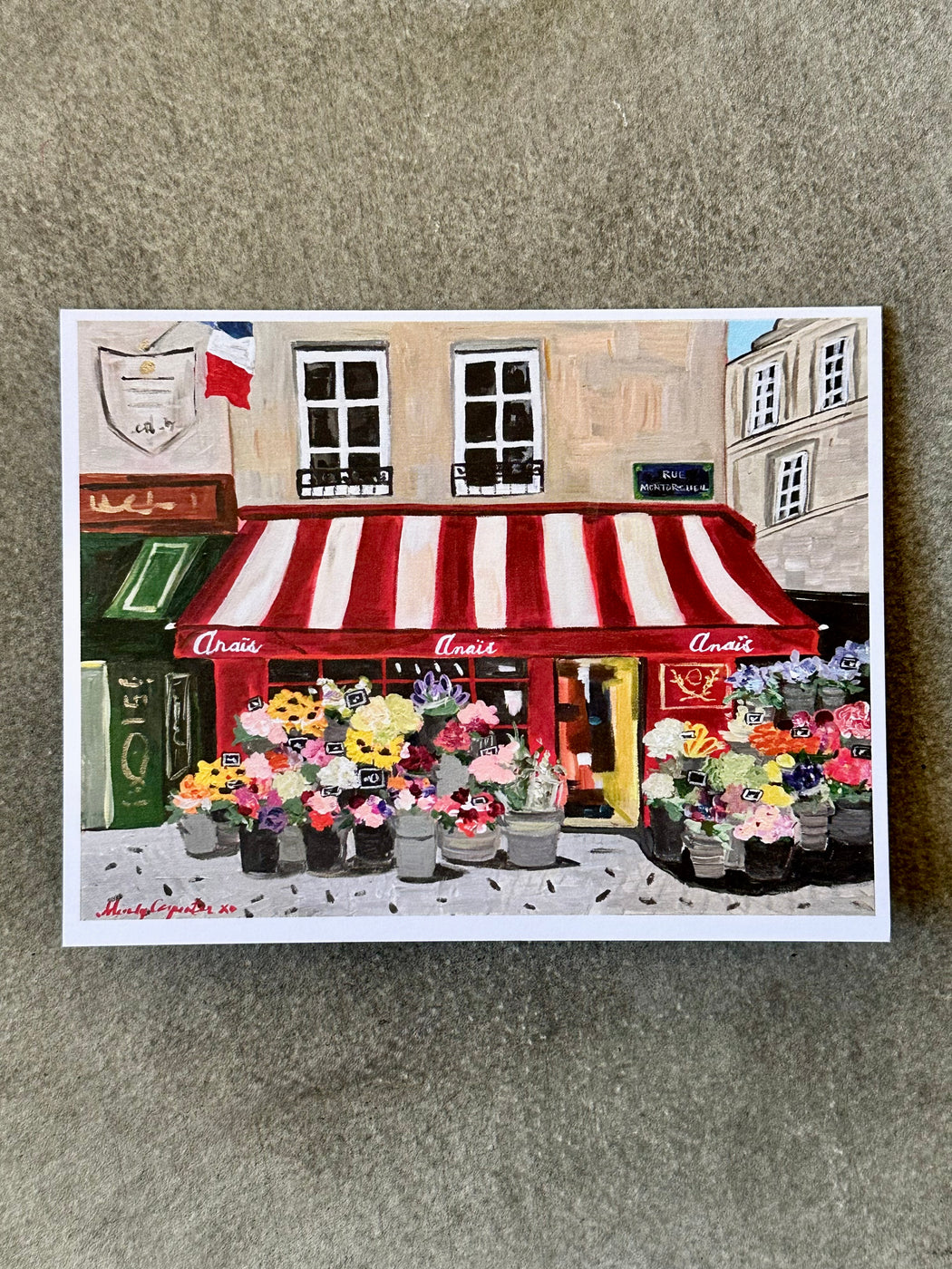 "Paris Flower Market" Card by Mindy Carpenter