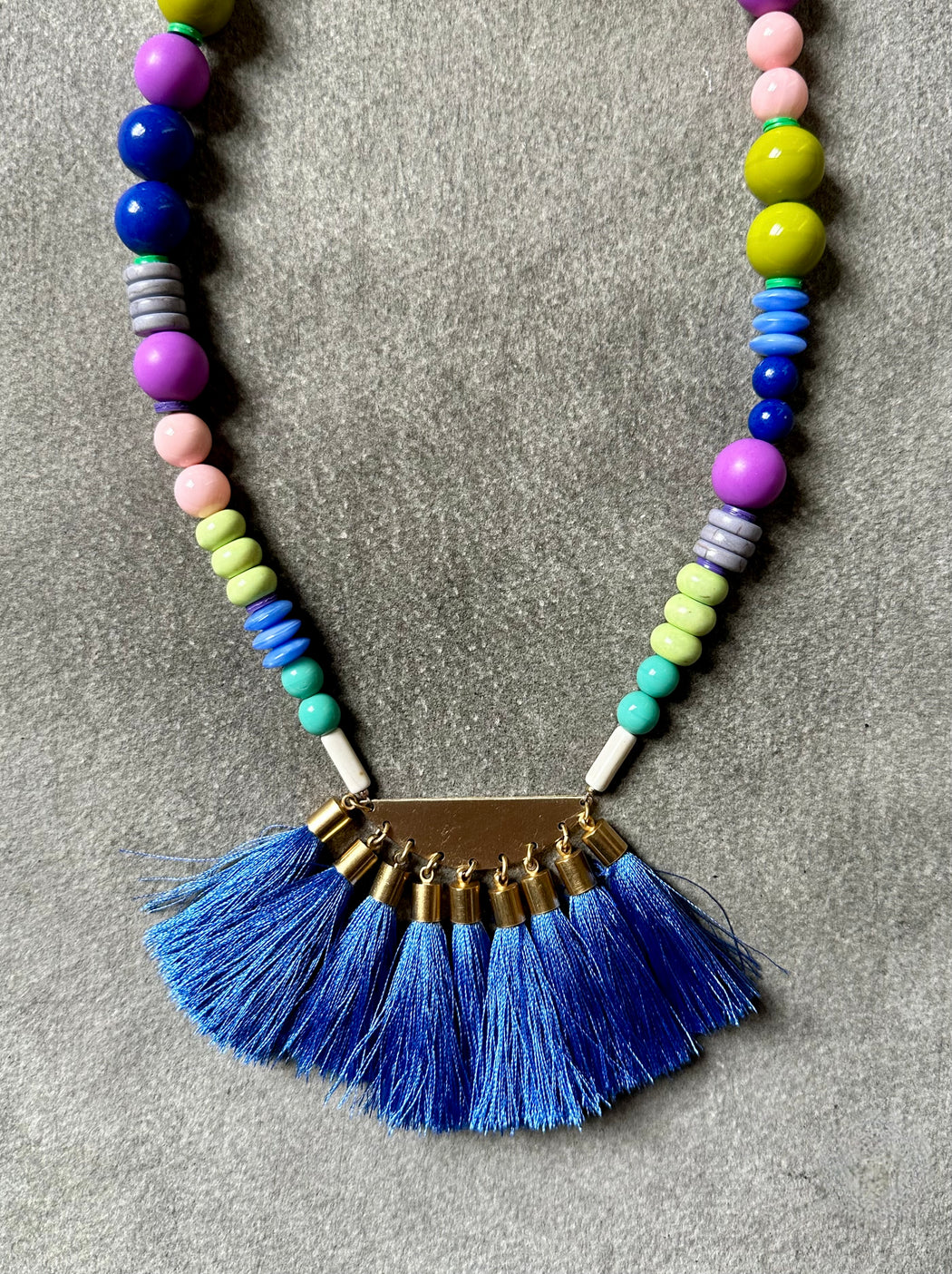 "Tassels" necklace by David Aubrey