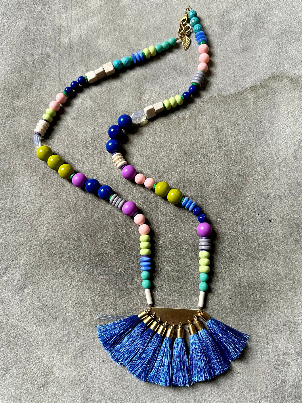 "Tassels" necklace by David Aubrey