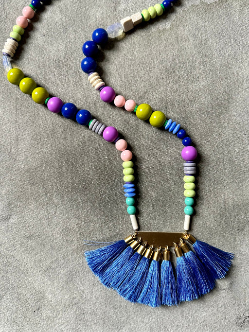 "Tassels" necklace by David Aubrey