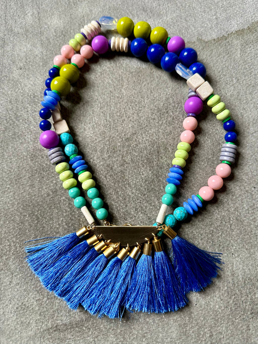 "Tassels" necklace by David Aubrey