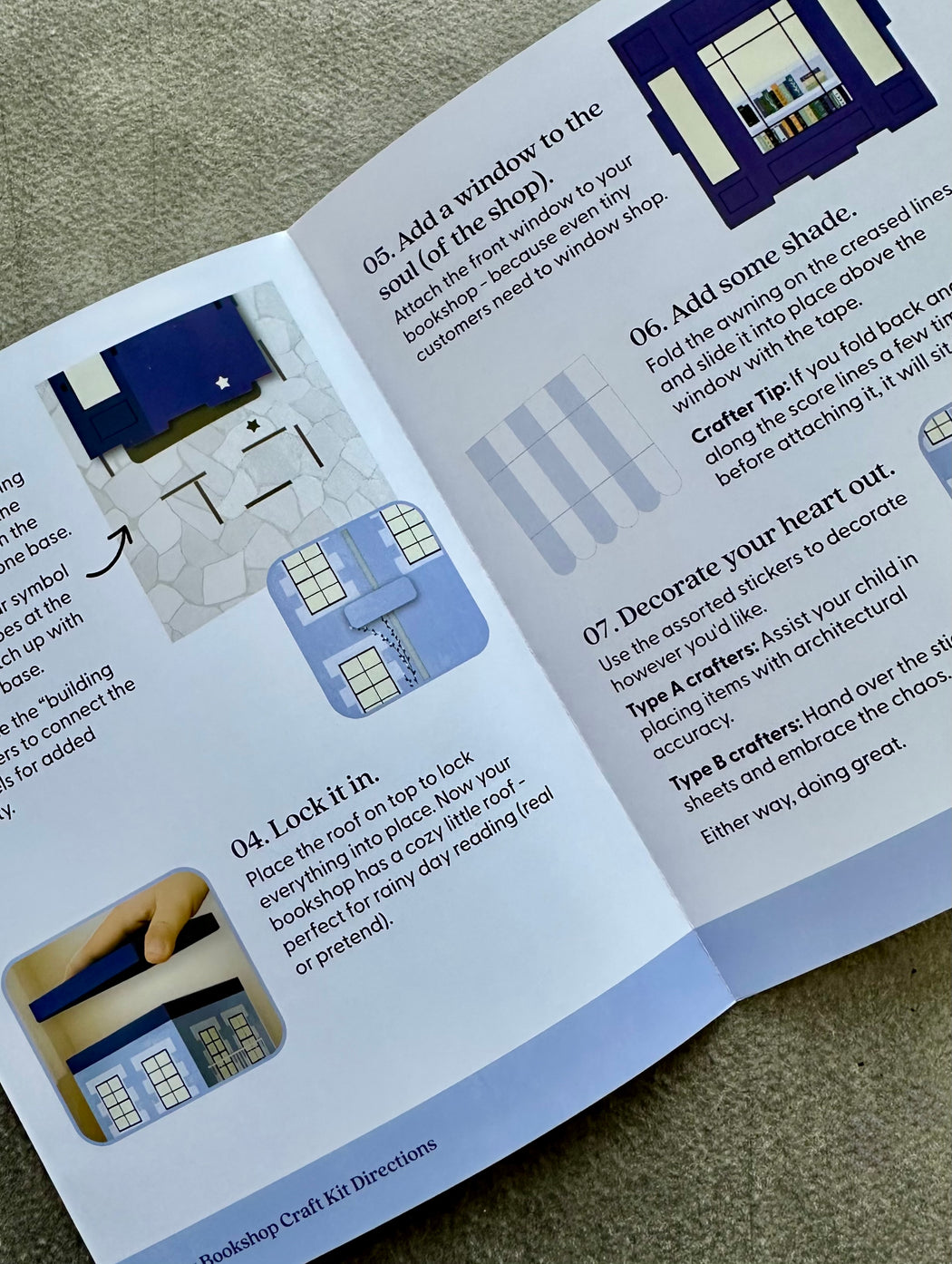 Tiny Bookshop Craft Kit by Make It Cute