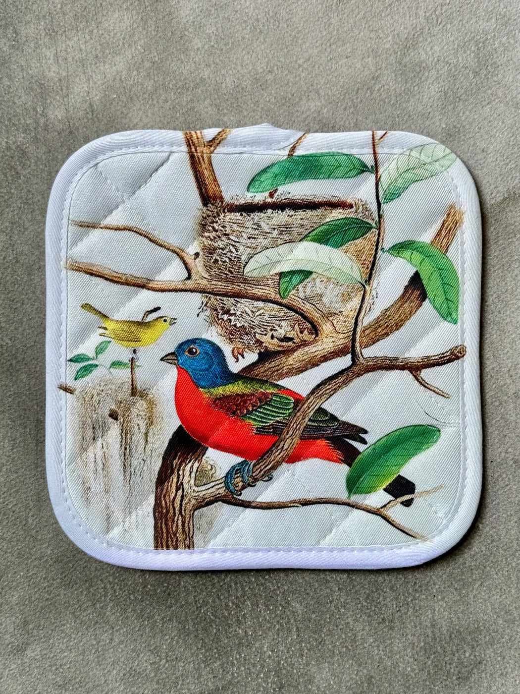 "Painted Bunting" Potholder