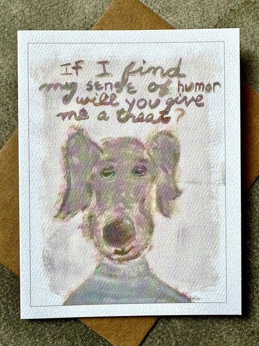 "If I Find my Sense of Humour" by Leslie Drapkin