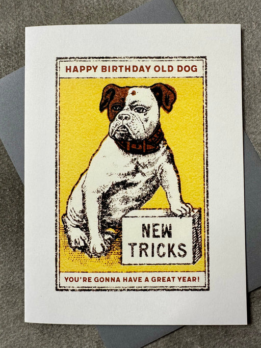 "Old Dog, New Tricks" Card