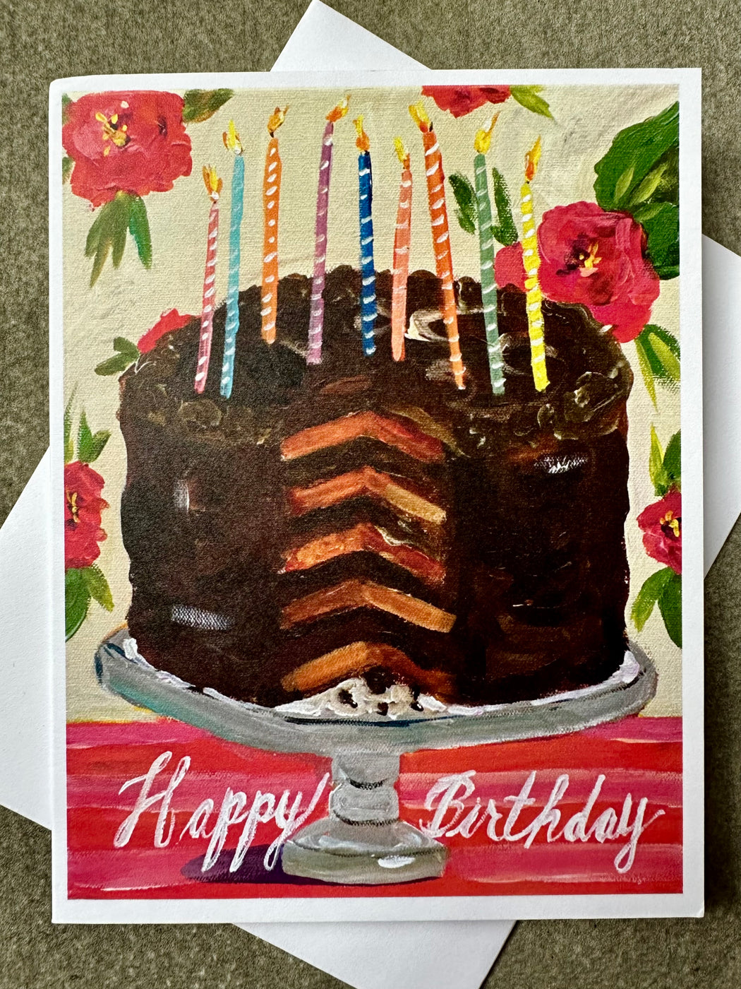 "Chocolate Cake" Card by Mindy Carpenter