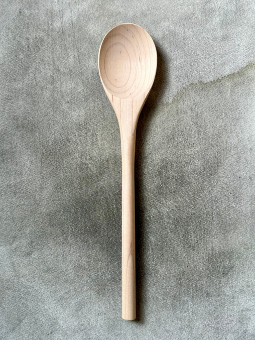 Hand-Crafted Maple Oval Spoon