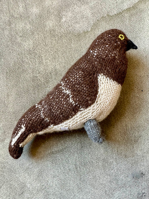 Hand-Knitted Mourning Dove