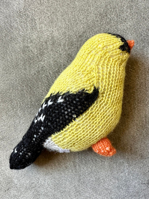 Hand-Knitted Goldfinch