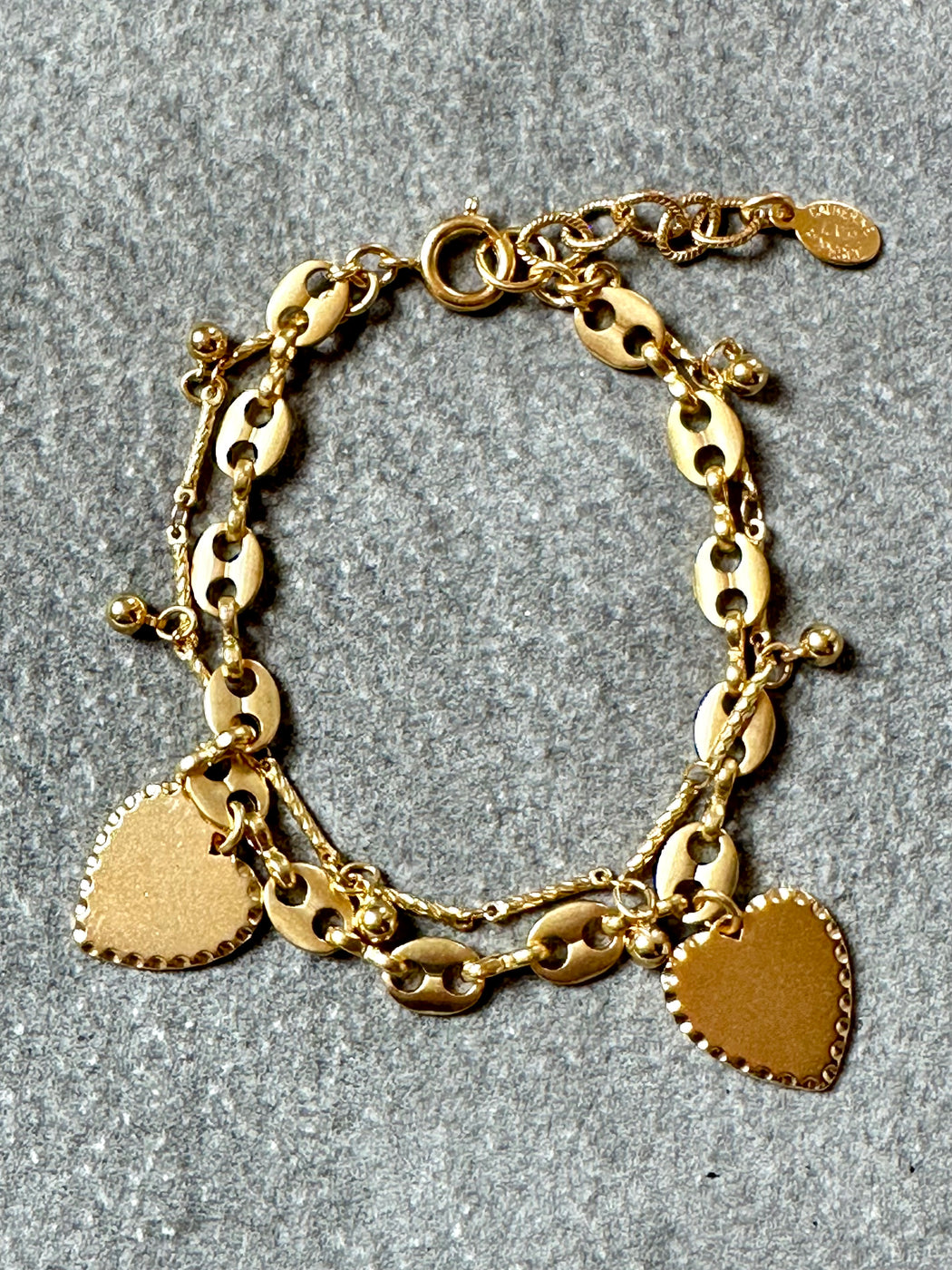 "Two of Hearts" Bracelet by Catherine Popesco