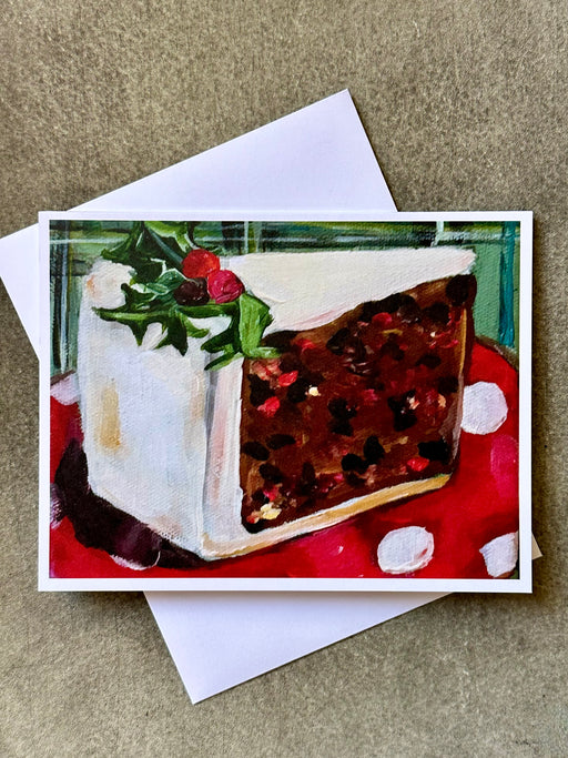 "Fruitcake Slice" Card by Mindy Carpenter