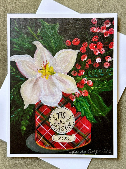 "Holiday Tea Tin" Card by Mindy Carpenter