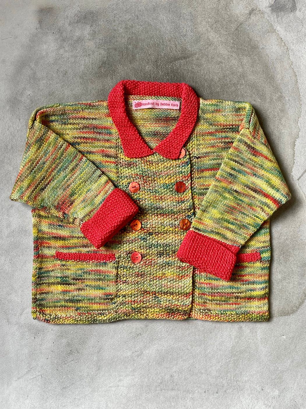 Aunt Debbie's Hand-Knit Children's Sweater (3 - 4 years)