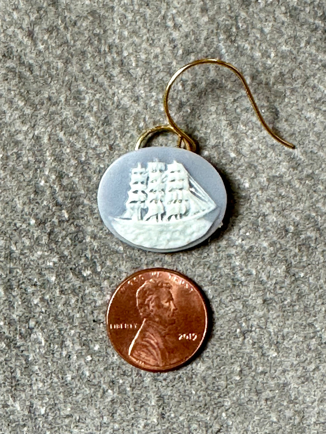 "Tall Ship" Earrings by Gay Isber