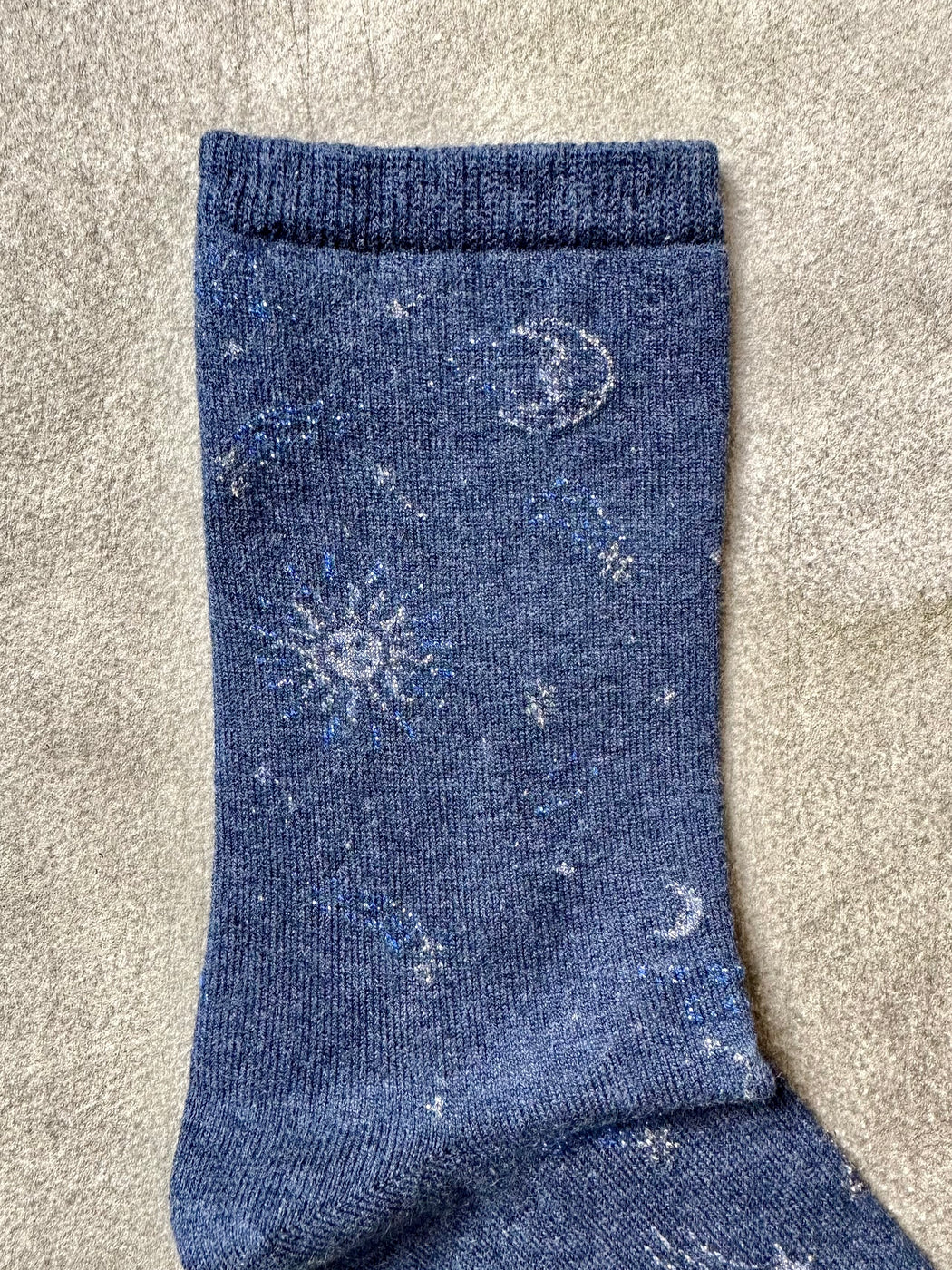 "Universe" Socks by Royalties Paris - Denim
