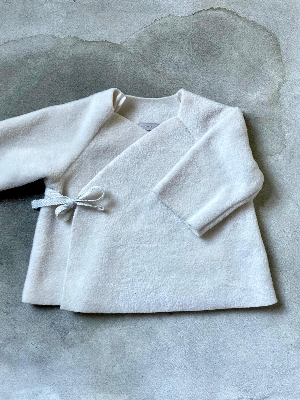 Makie Fleece Kimono Jacket - Ivory