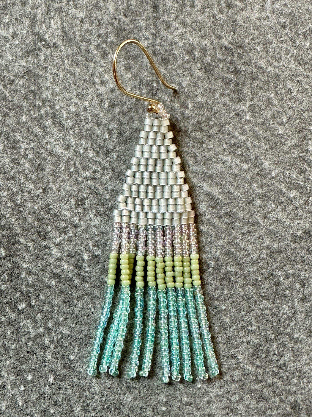 "Franjette" Earrings by Bluma Project - Celery