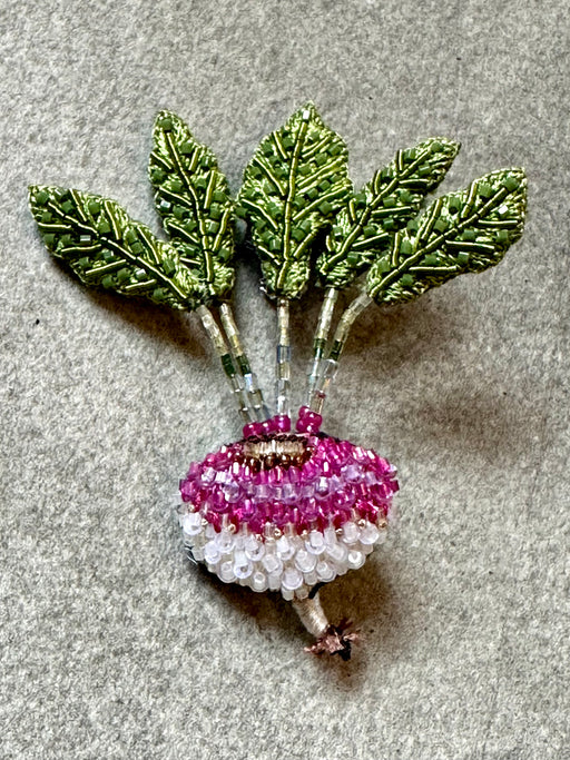 "Turnip" Brooch by Trovelore