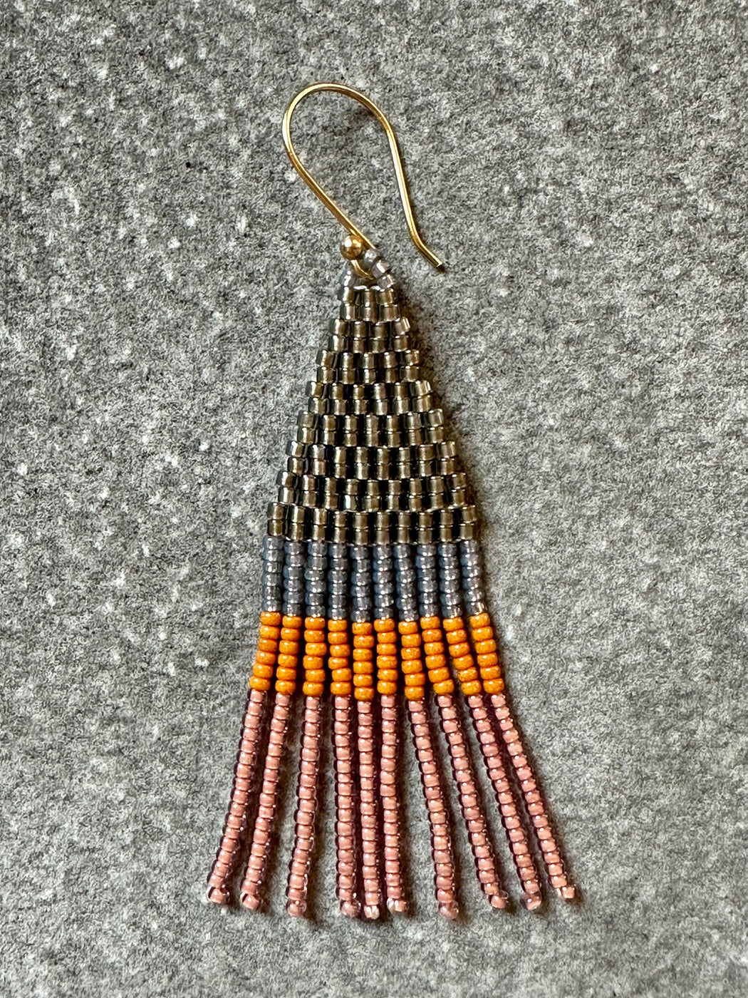 "Franjette" Earrings by Bluma Project - Pewter