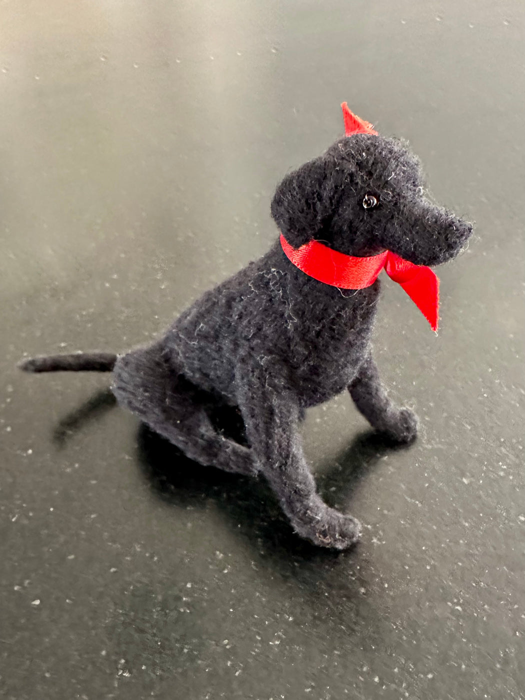 Needle Felted Black Lab