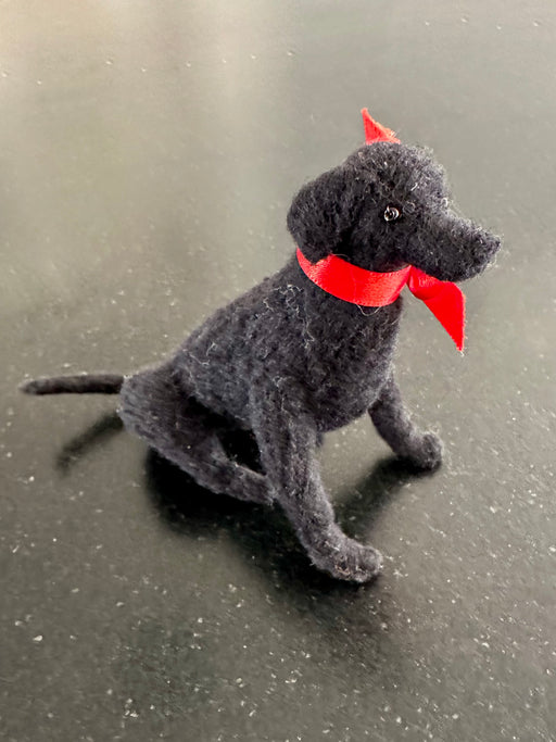 Needle Felted Black Lab