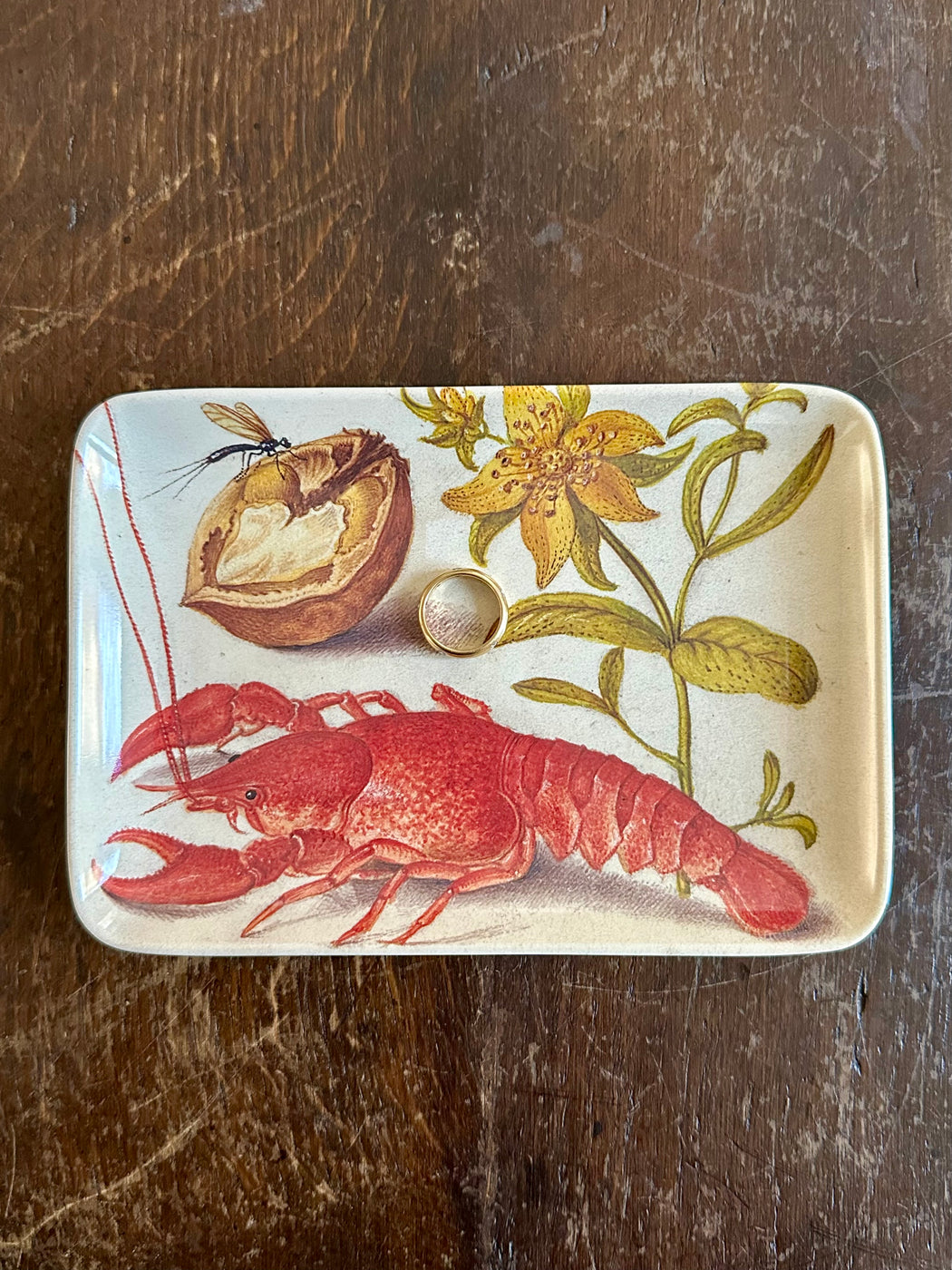 "Botanist Lobster" Valet Tray by Siren Song