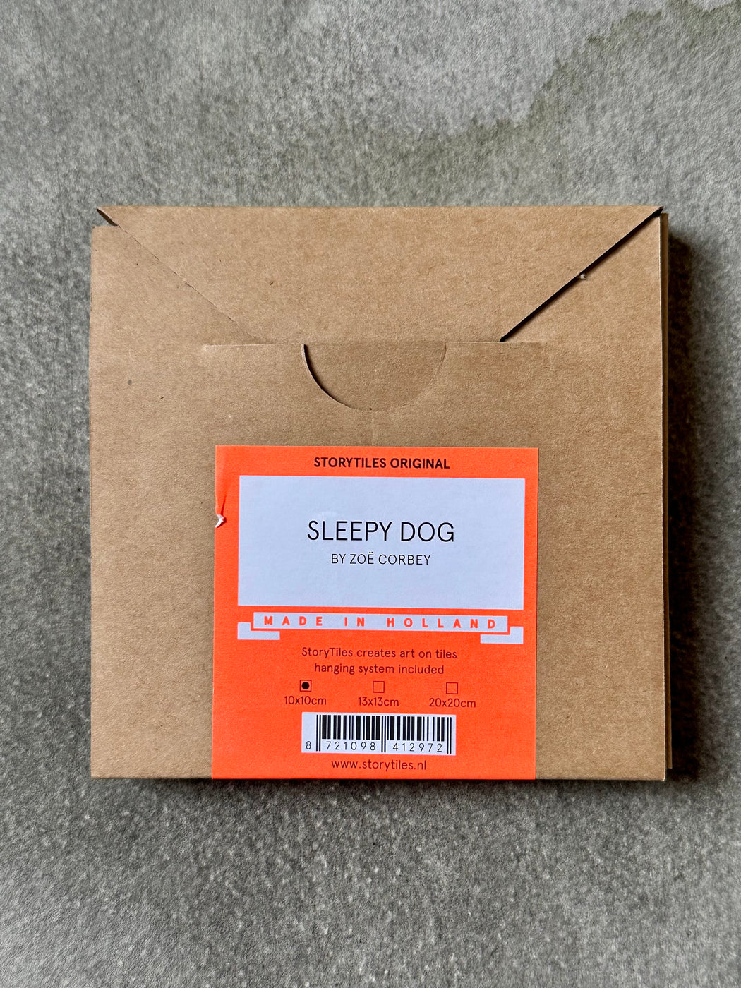 "Sleepy Dog" Story Tile