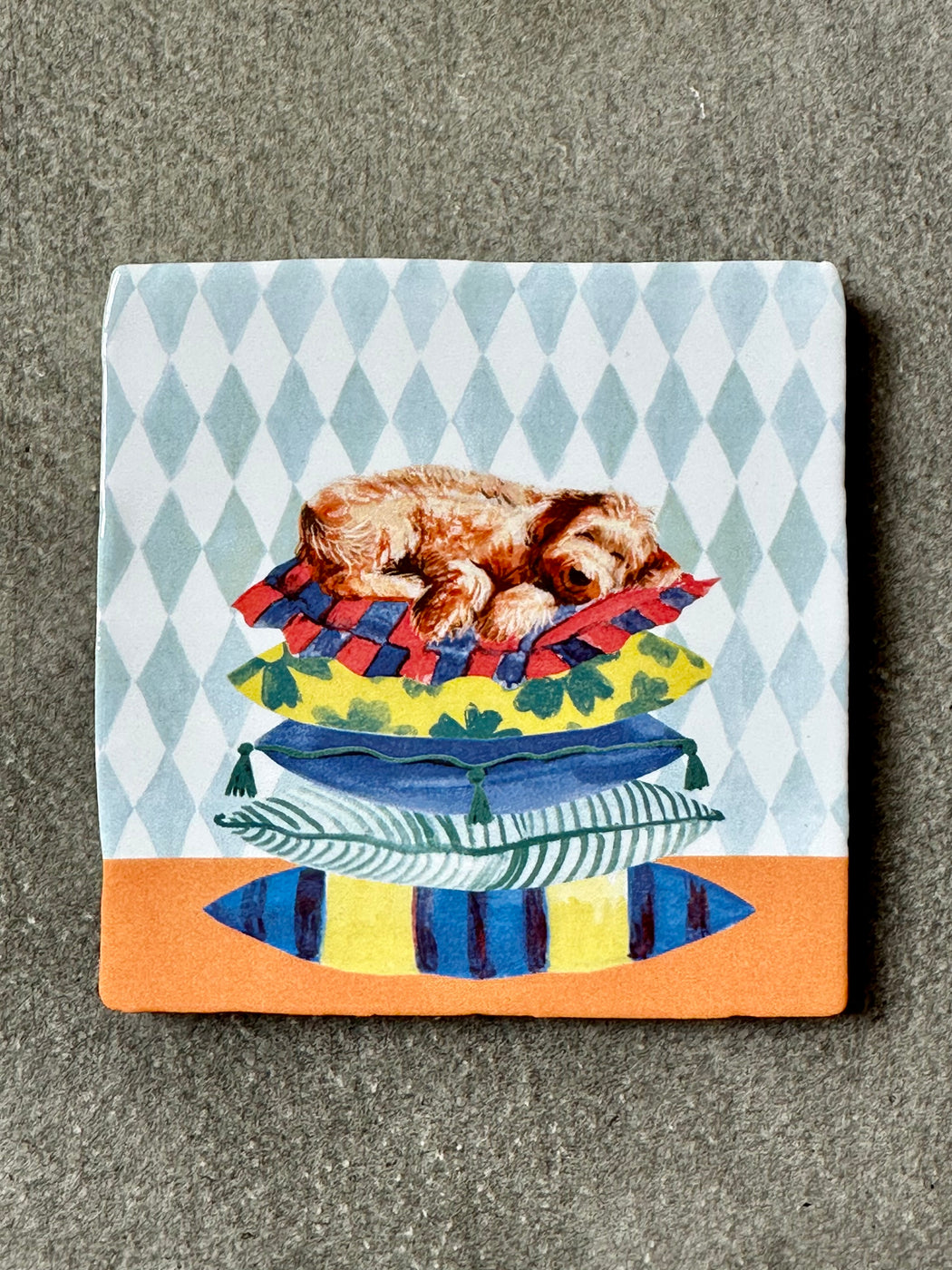 "Sleepy Dog" Story Tile