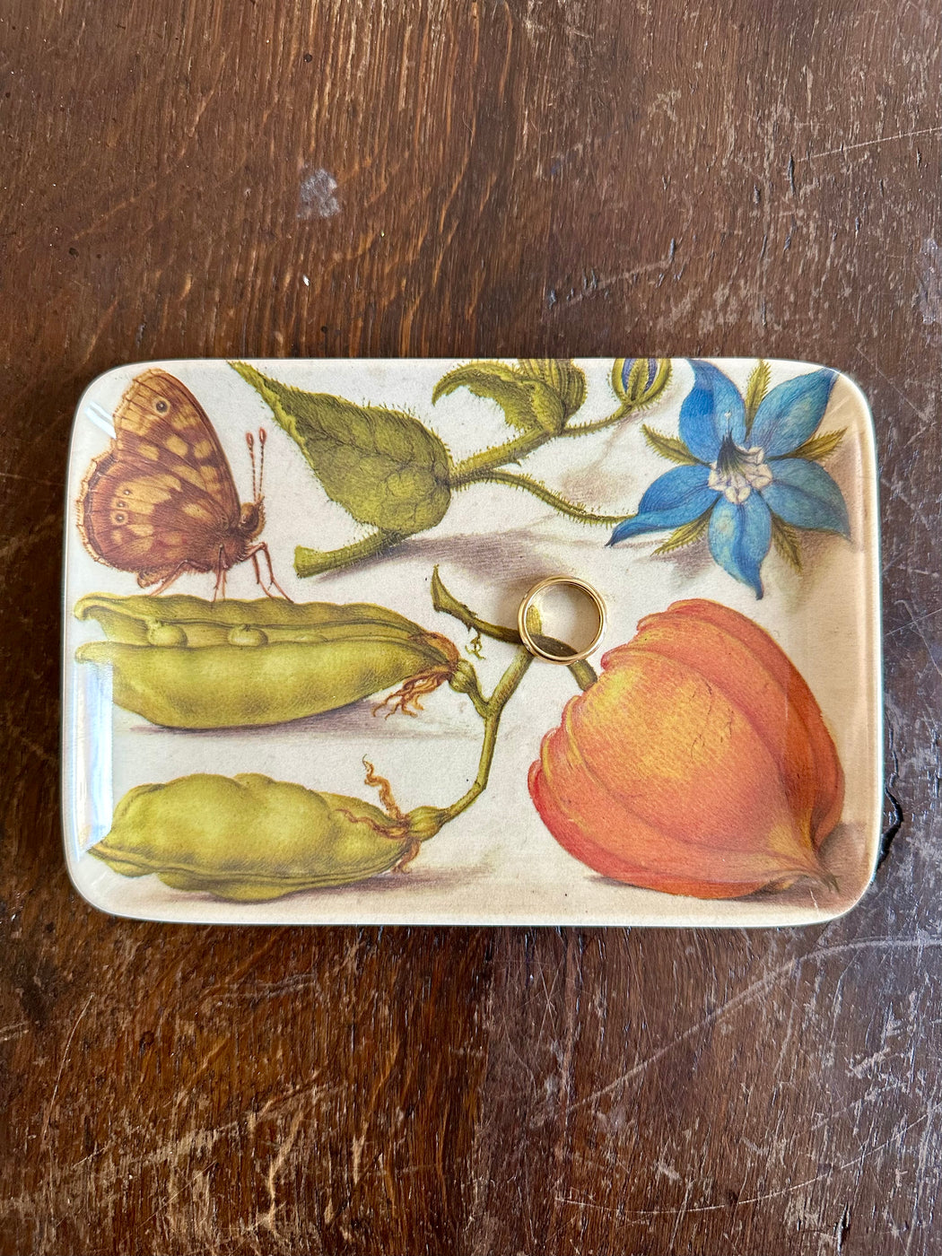 "Botanist Pea Pods" Valet Tray by Siren Song