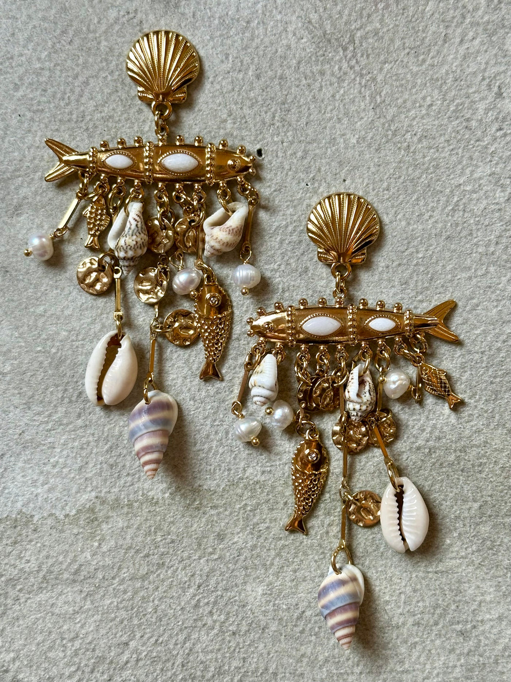 "Sea Shell" Earrings by Lizou