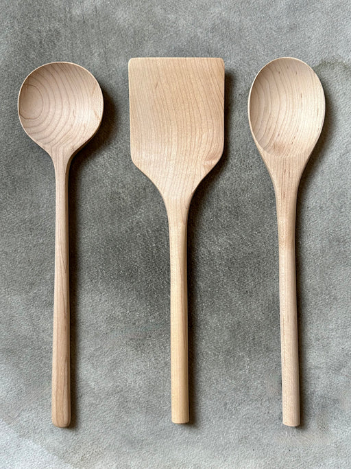 Hand-Crafted Maple Utensil Set