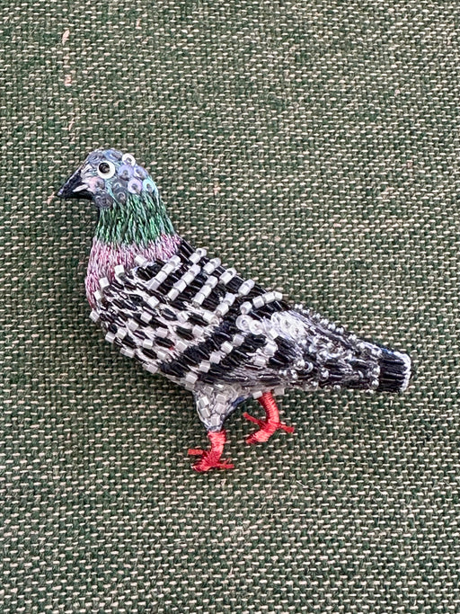 "Pigeon" Brooch by Trovelore