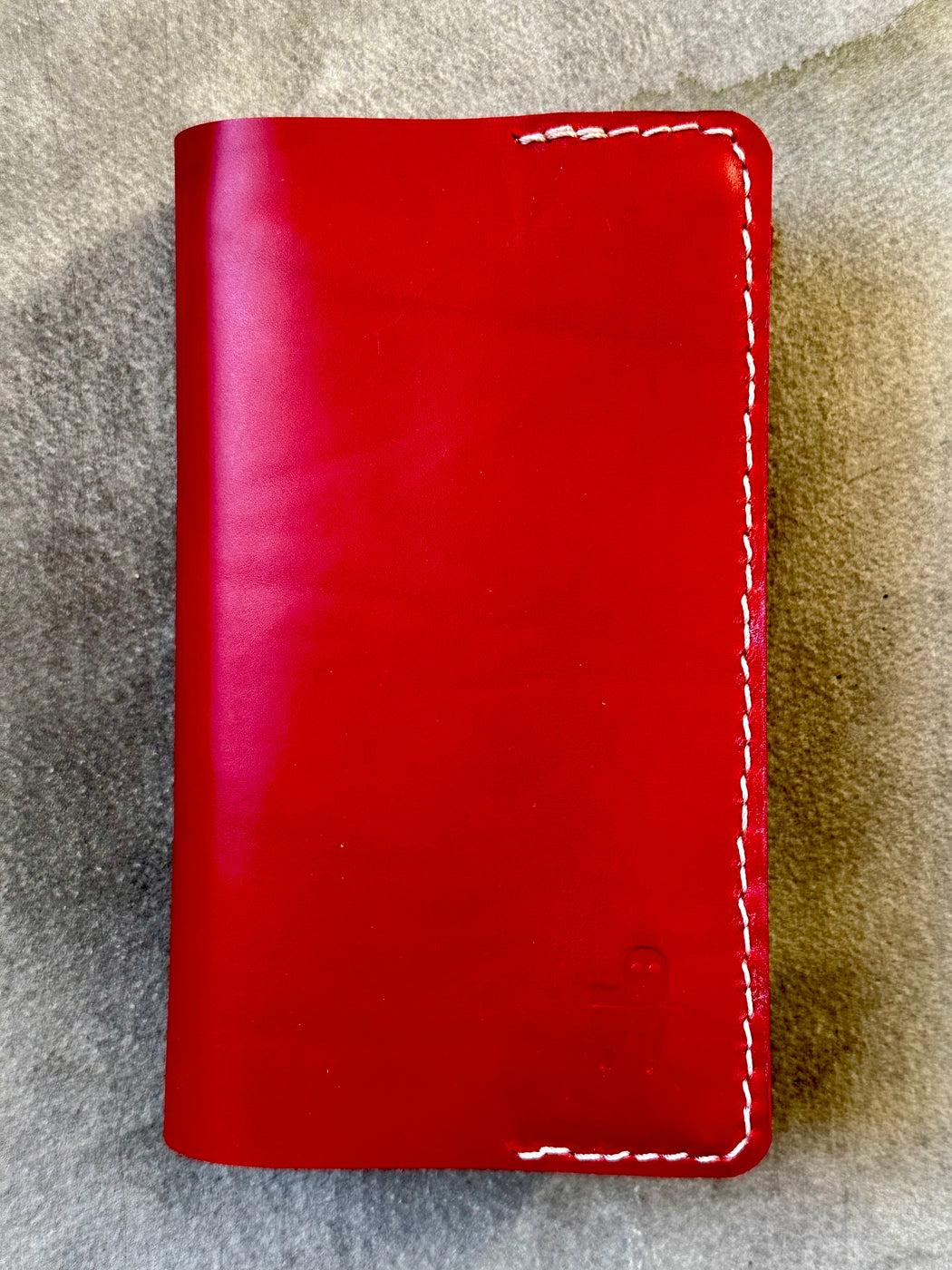 Red Leather Five-Year Journal by Pike Leather