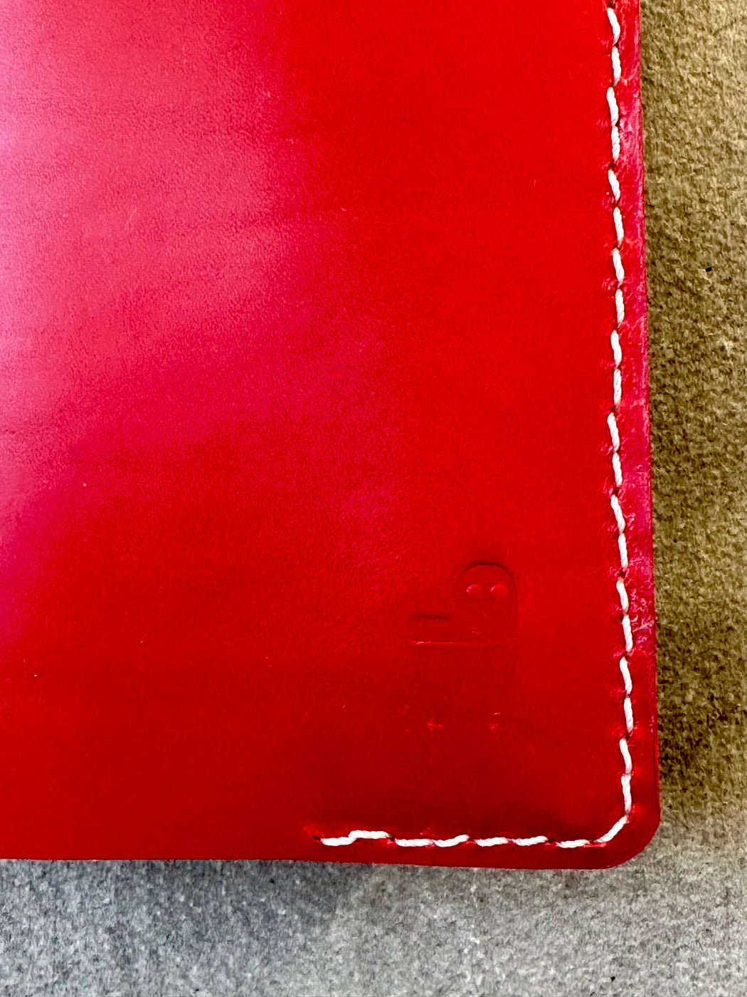 Red Leather Five-Year Journal by Pike Leather