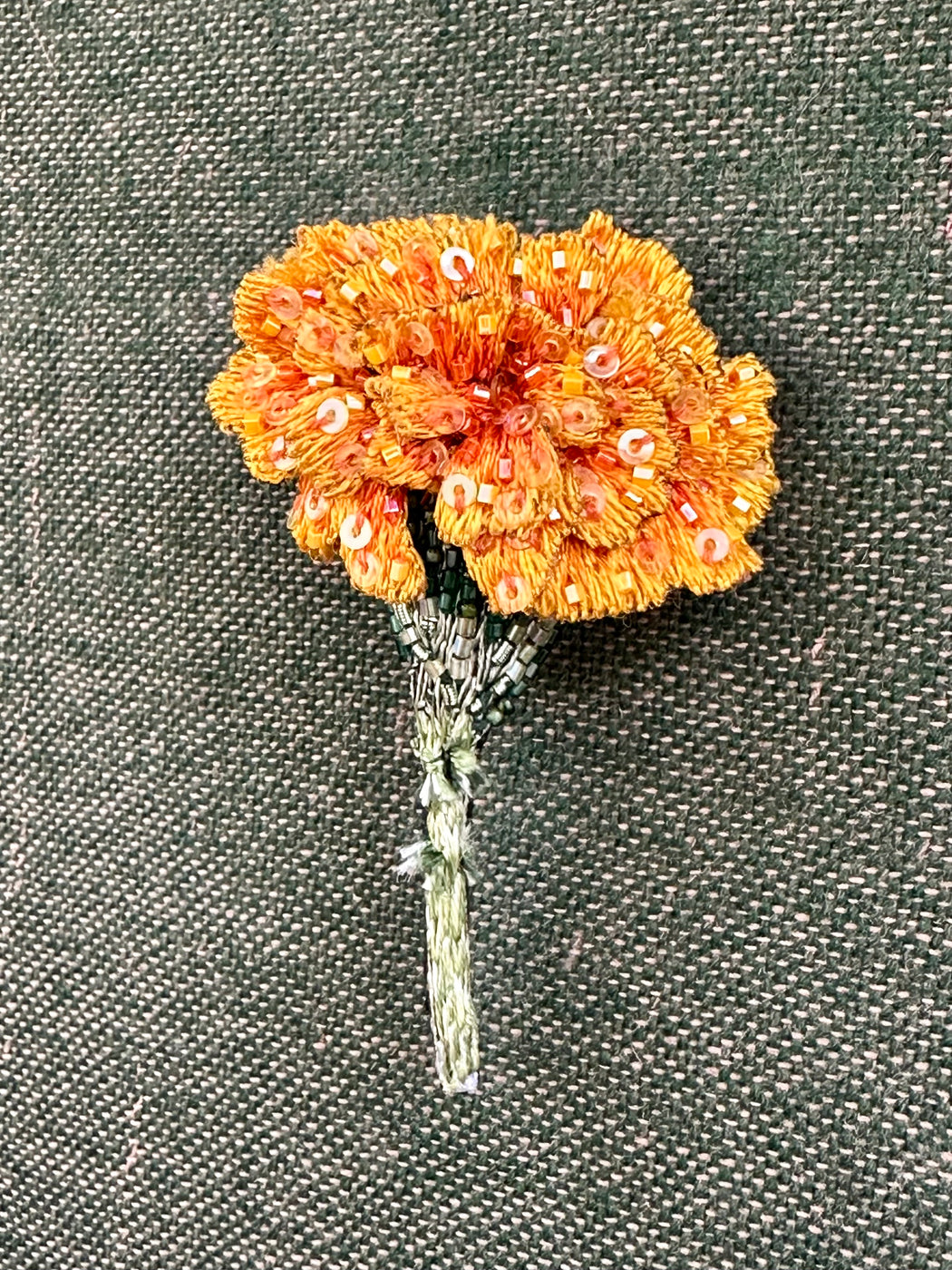 "Marigold" Brooch by Trovelore