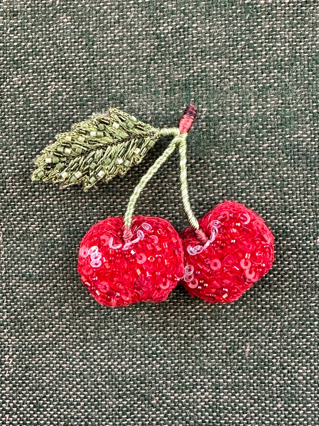 "Cherry" Brooch by Trovelore