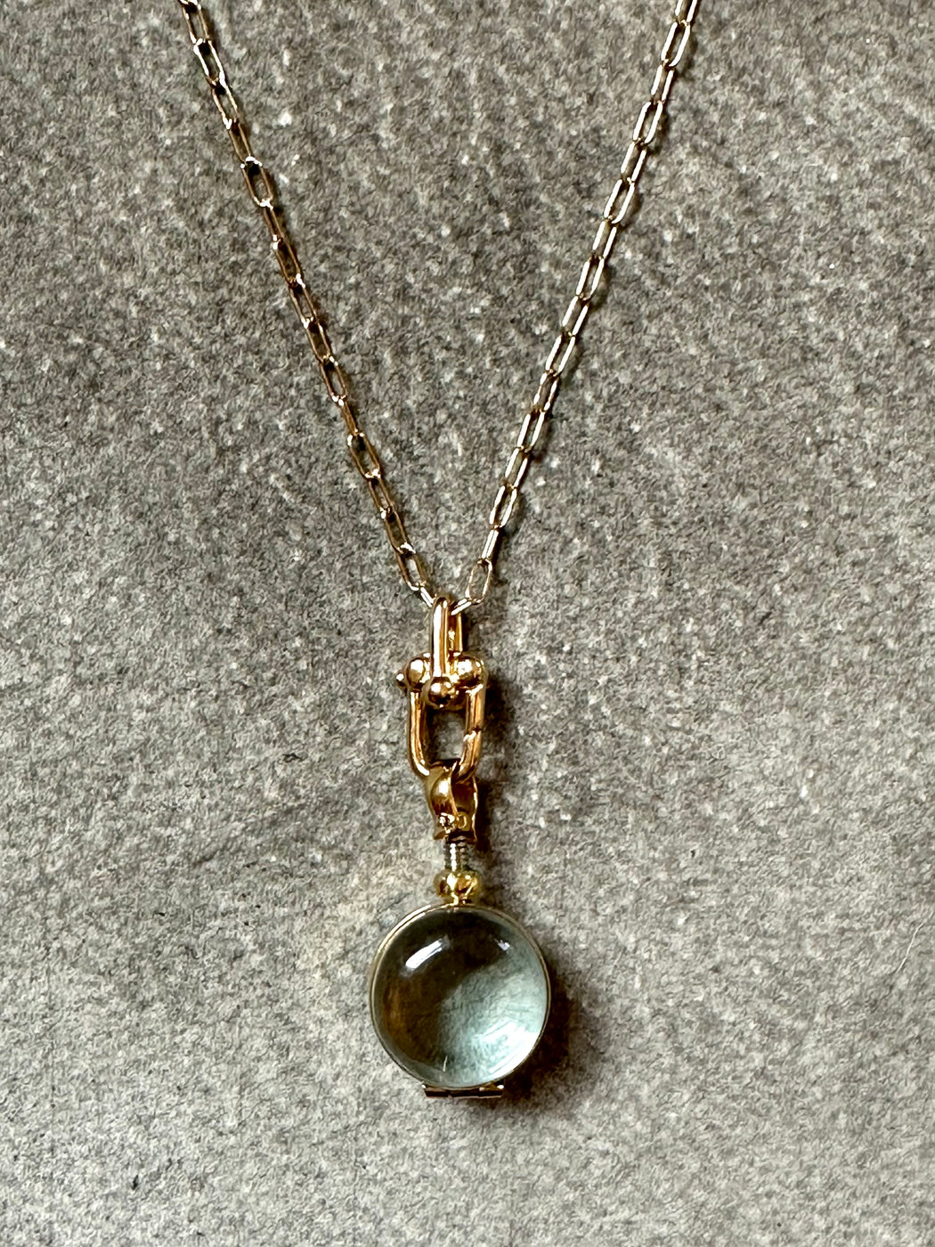"Crystal Locket" necklace
