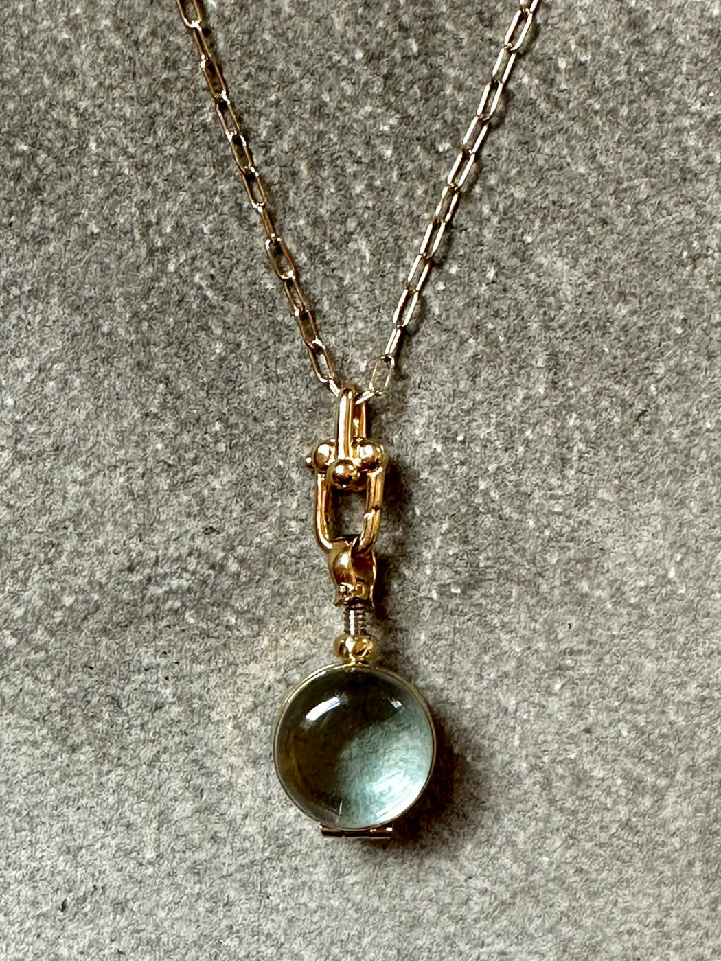 "Crystal Locket" necklace