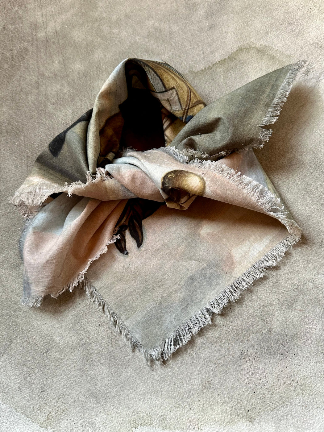 "Dressage" Cotton Scarf by Siren Song