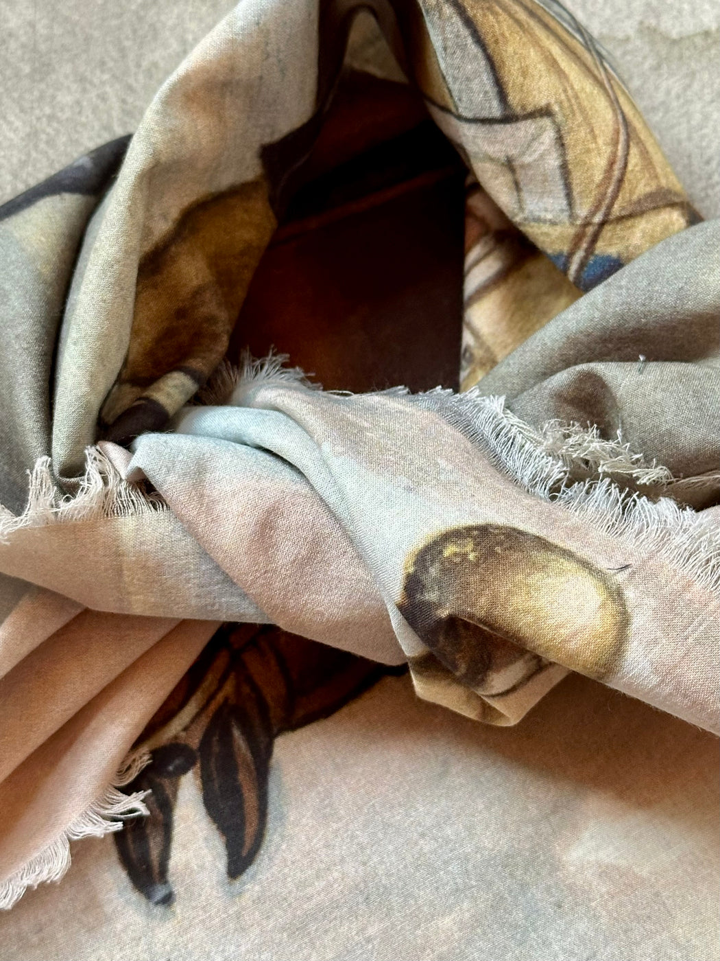 "Dressage" Cotton Scarf by Siren Song