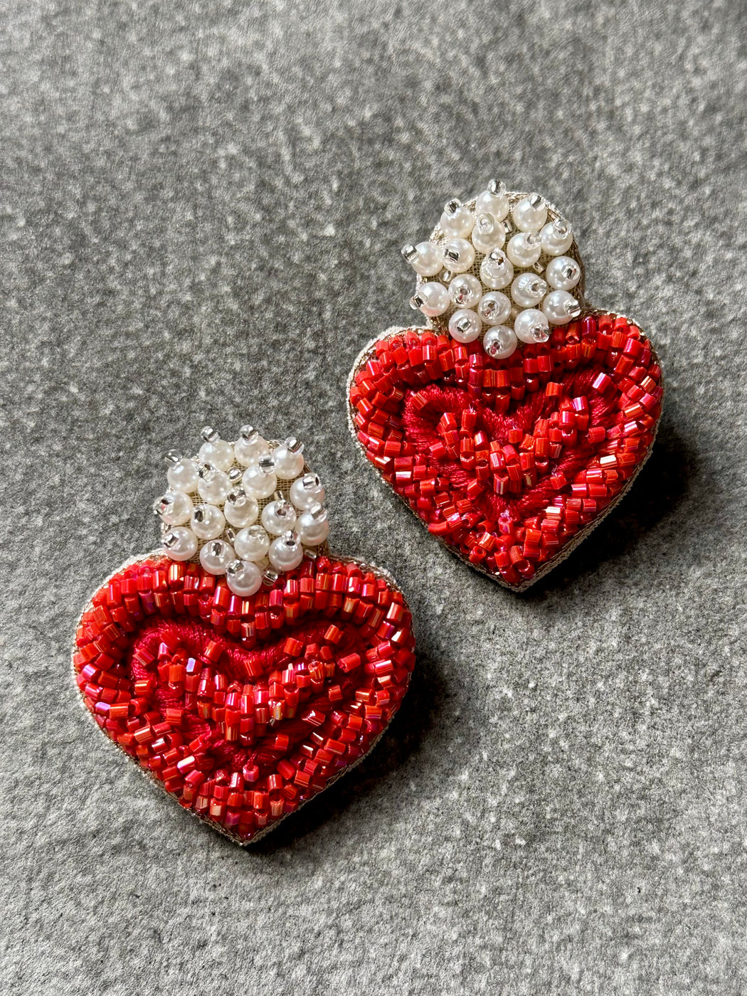 "Snow Lover" Beaded Earrings
